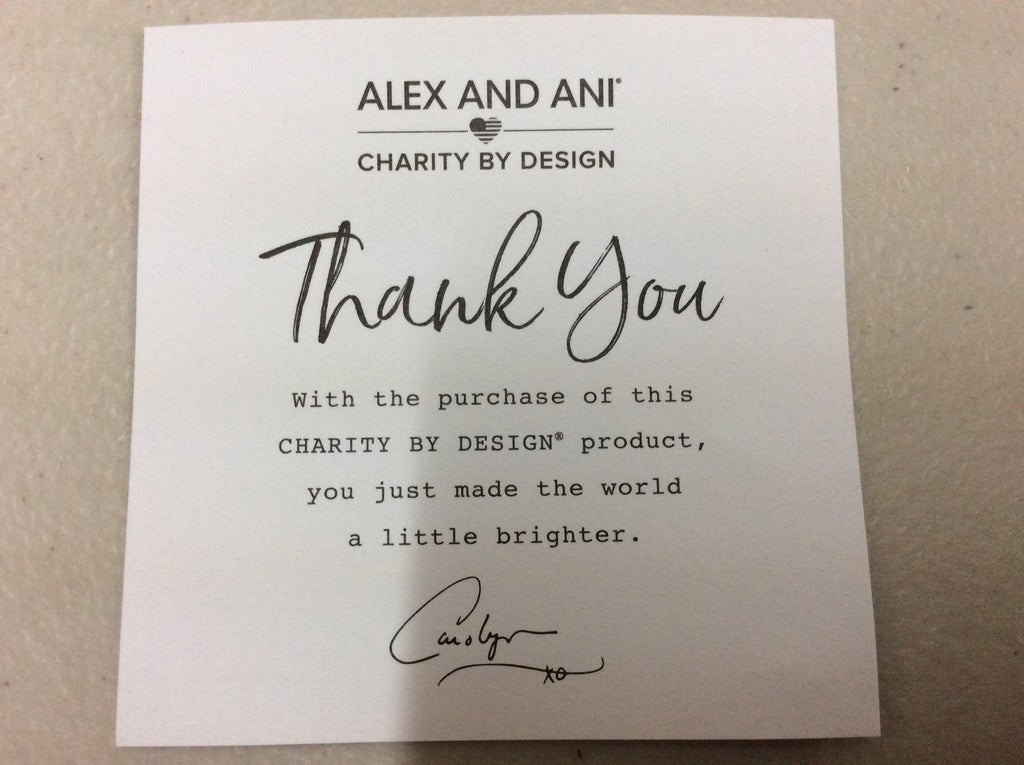 Alex and Ani Womens Charity By Design, Paw Print Duo Charm Bangle Shiny Rose One Size