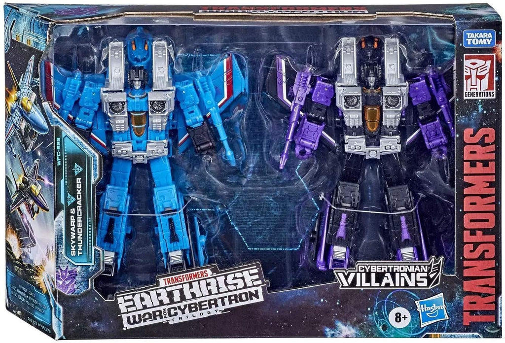 Transformers Toys Generations War for Cybertron: Earthrise Voyager WFC-E29 Seeker 2-Pack Action Figures - Kids Ages 8 and Up, 7-inch
