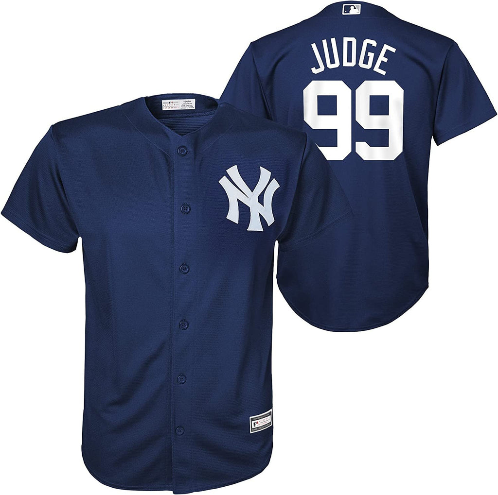 Outerstuff Aaron Judge New York Yankees #99 Alternate Navy Jersey - Kids (4-7)