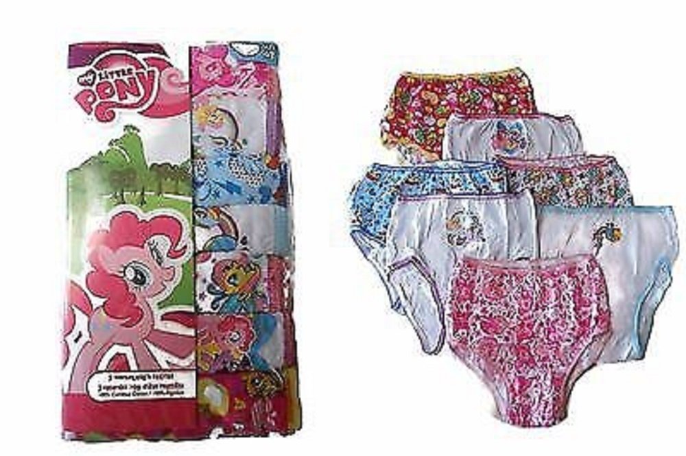 Handcraft Little Girls'  My Little Pony Rotating Print  Underwear Set (Pack of 7)