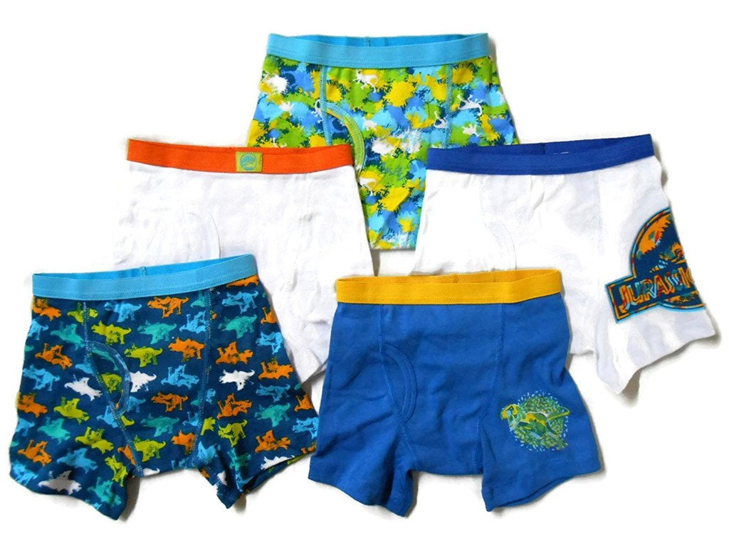 Handcraft Boys' Jurassic Park 5pk Boxer Briefs