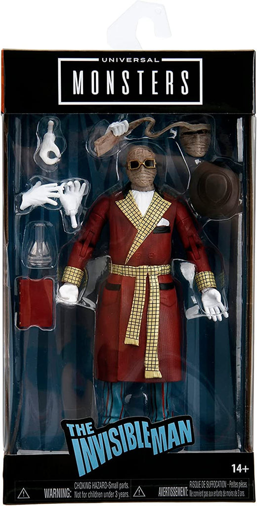 Universal Monsters 6" Invisible Man Action Figure, Toys for Kids and Adults