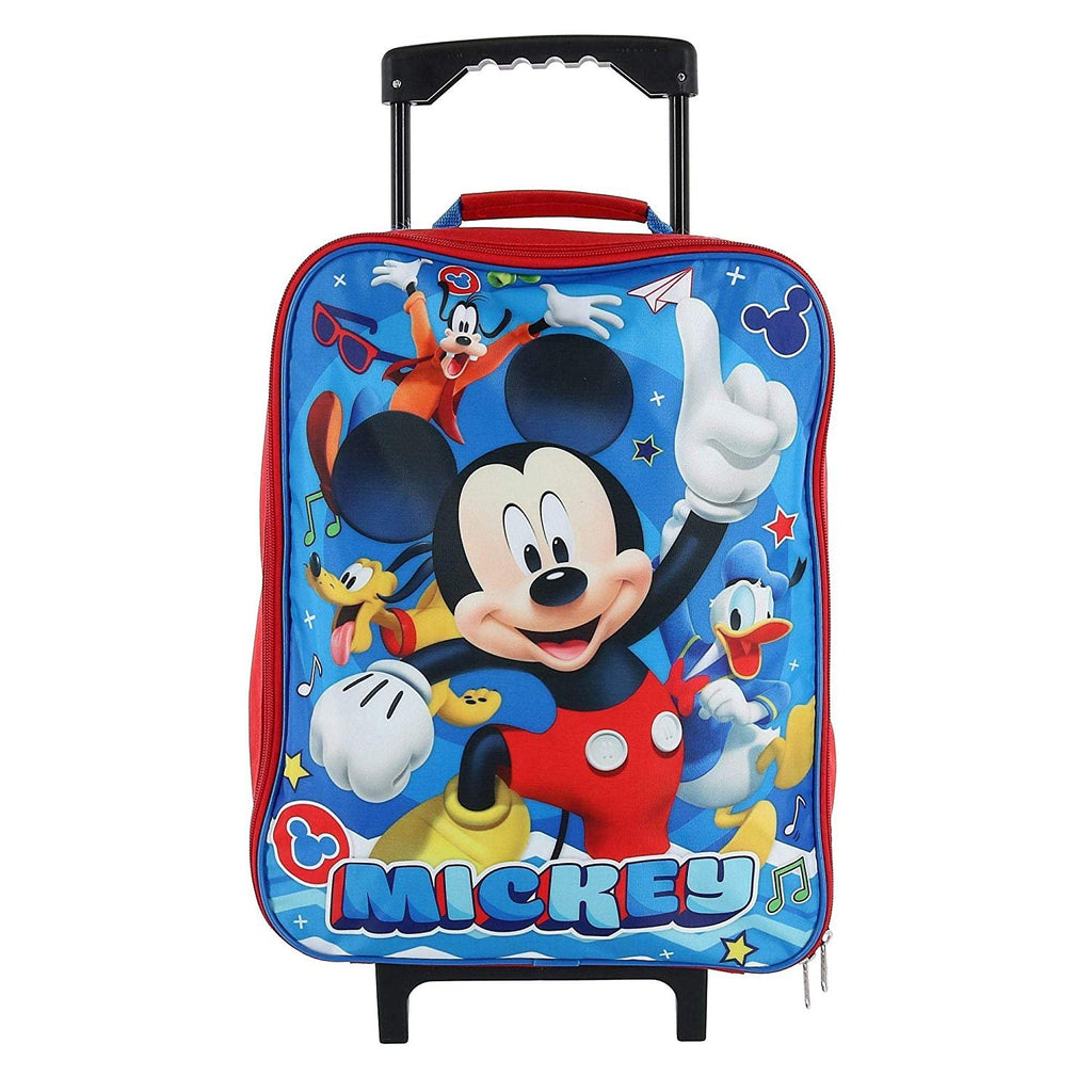 Disney Kids' Mickey Mouse Rolling Luggage