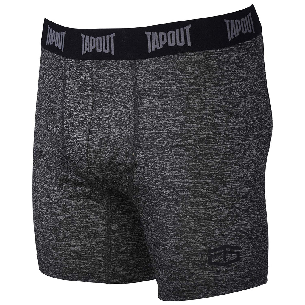 TapouT Mens Performance Boxer Briefs - 3-Pack Stretch Performance Training Underwear Breathable Athletic Fit No Fly