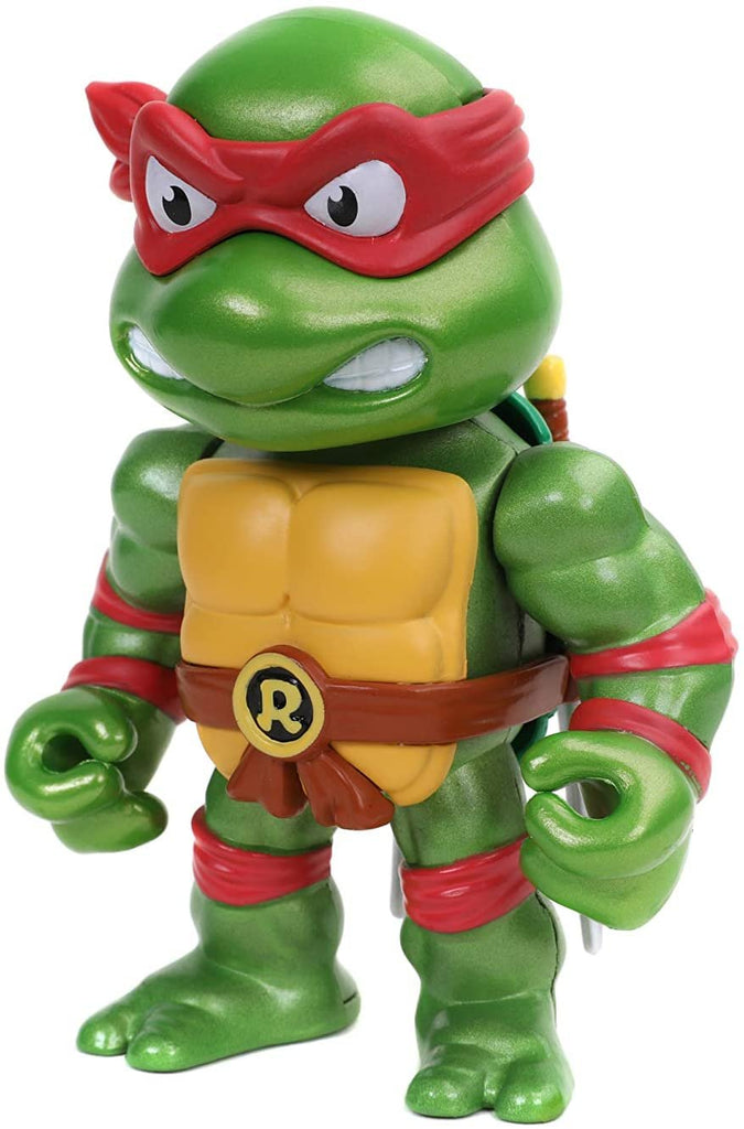 Jada Toys Teenage Mutant Ninja Turtles 4"" Raphael Die-cast Figure, Toys for Kids and Adults, red