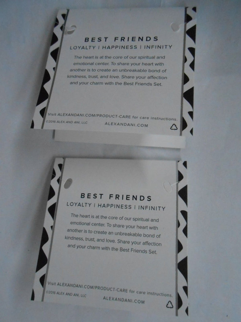 Alex and Ani Charity By Design Best Friends Set of 2 Bracelets Raf Gold NWTB & C