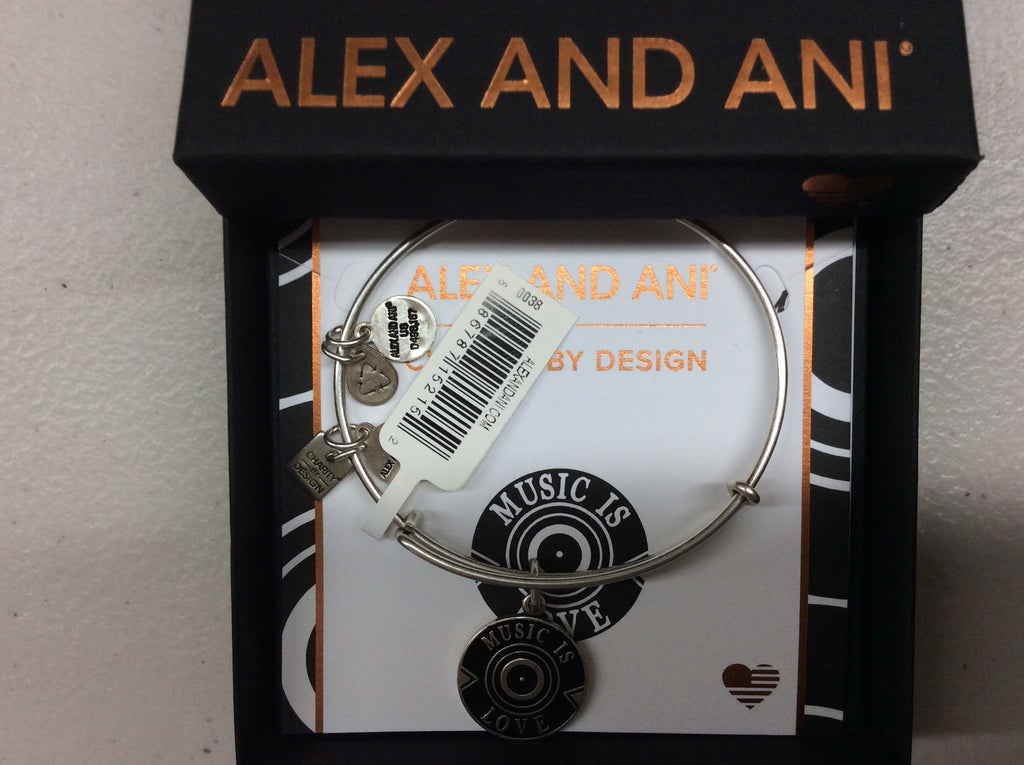 Alex and Ani Womens Charity by Design Music is Love Bangle