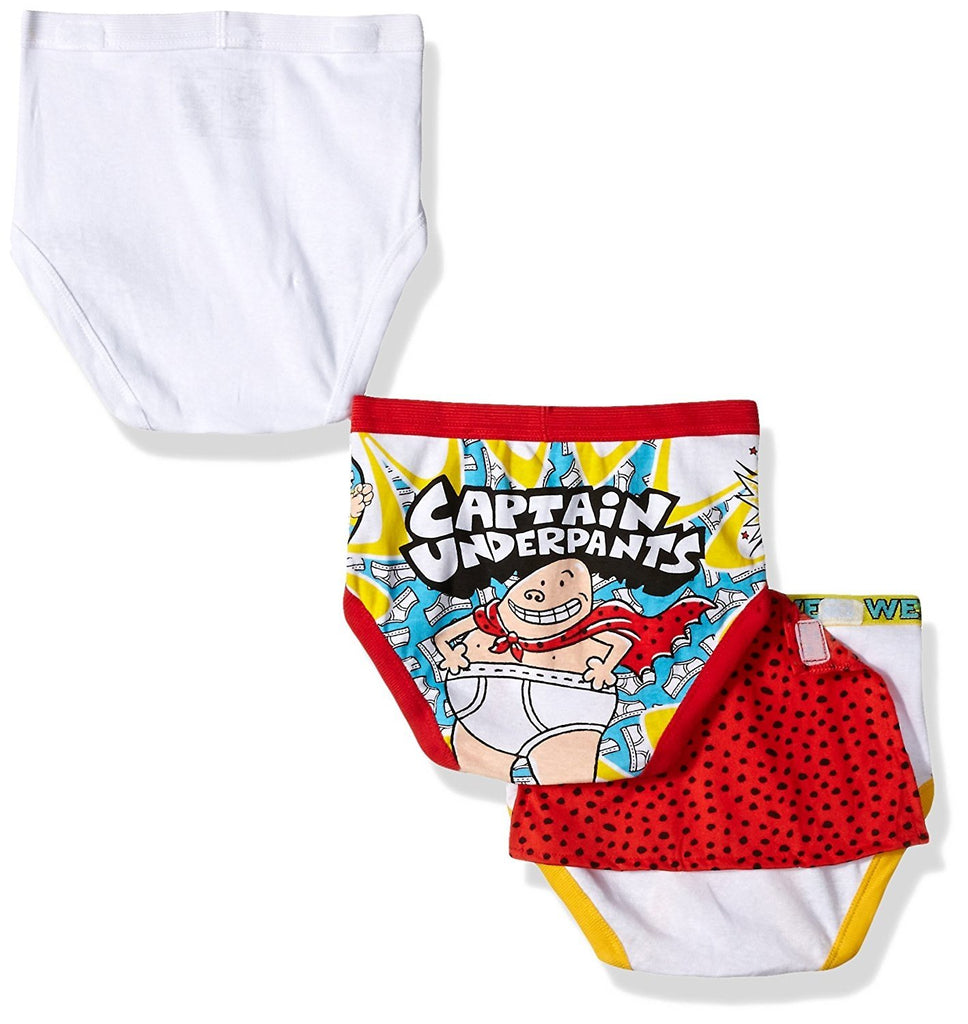 Dreamworks Captain Underpants 5 Pack Boys Brief