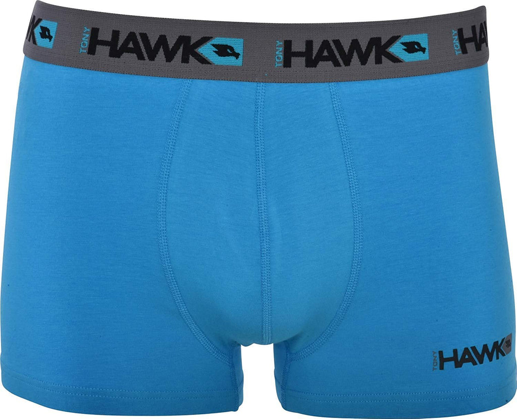 Tony Hawk Men's Boxer Briefs 8-PK Short Leg Trunk Athletic Cotton Stretch No Fly