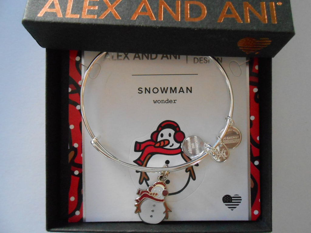 Alex and Ani Charity By Design, Snowman Bangle Bracelet