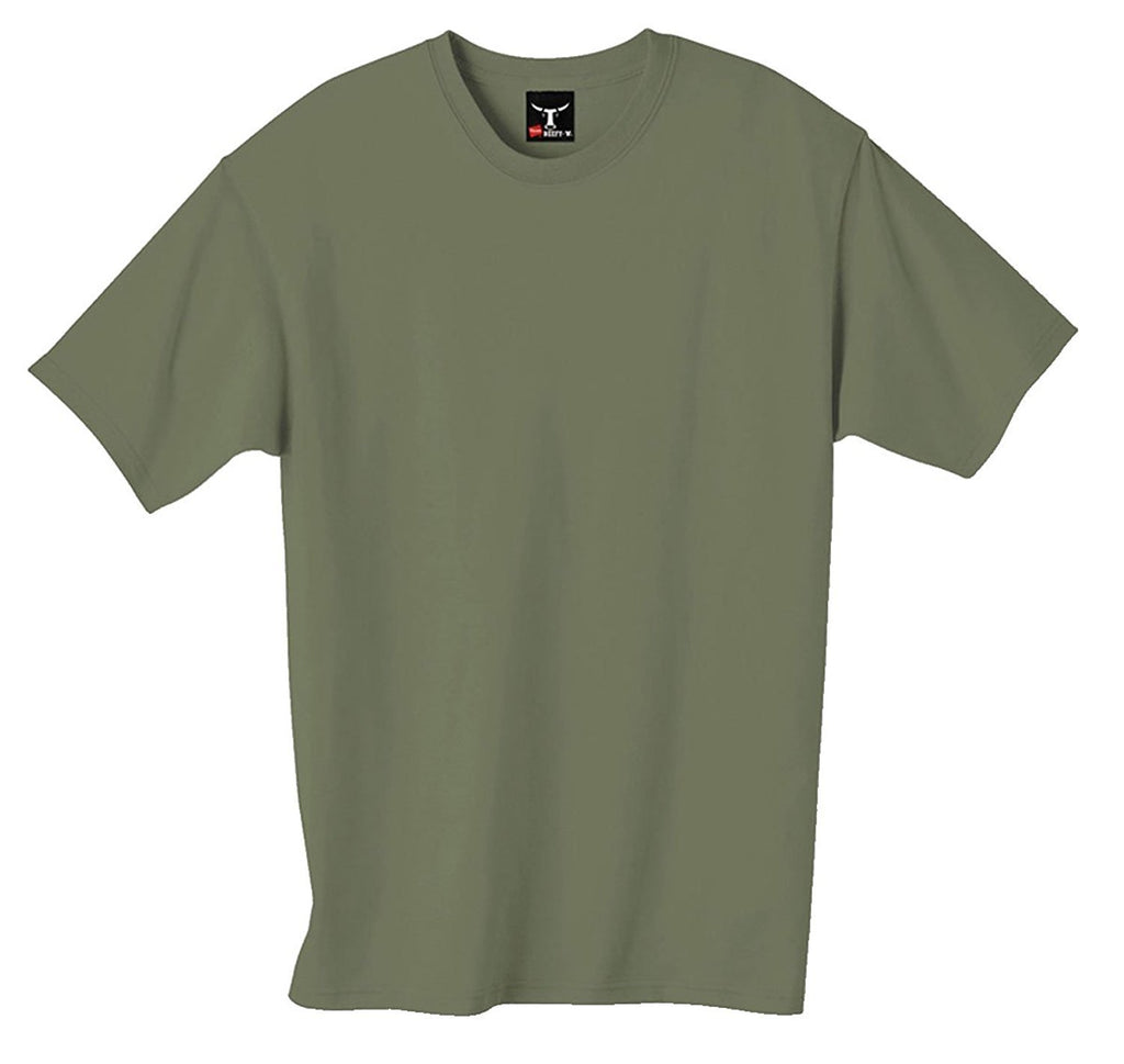 Hanes Ultimate Short Sleeve Beefy-T Shirt Cotton in Pine Green - XXX-Large