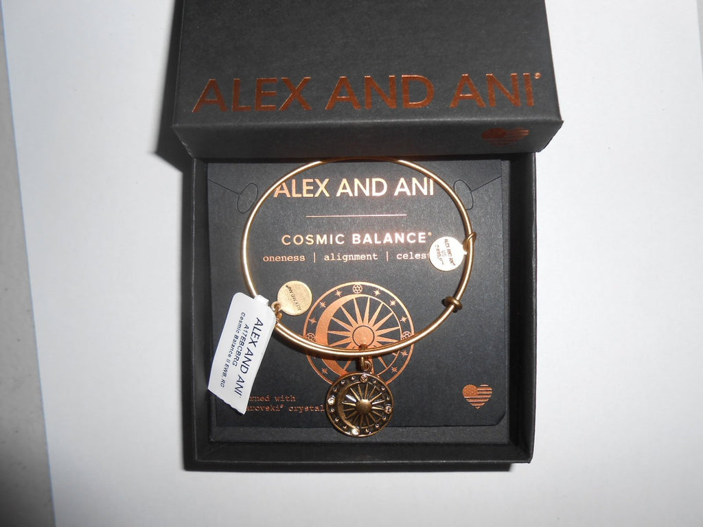 Alex and Ani Cosmic Balance Expandable Rafaelian Bangle Bracelet