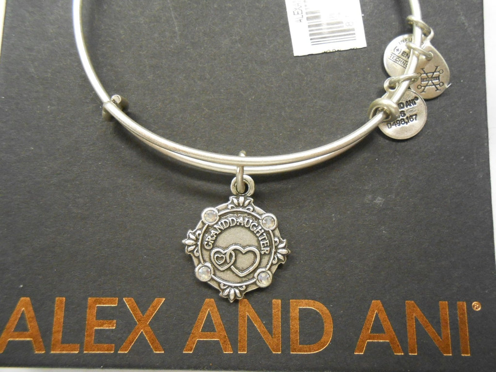 Alex and Ani Womens Because I Love You Granddaughter III Bangle