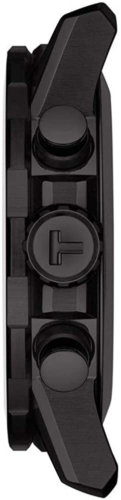 Tissot Men's Supersport Chrono Swiss Quartz Stainless Steel Strap, Black, 22 Casual Watch (Model: T1256173305100)