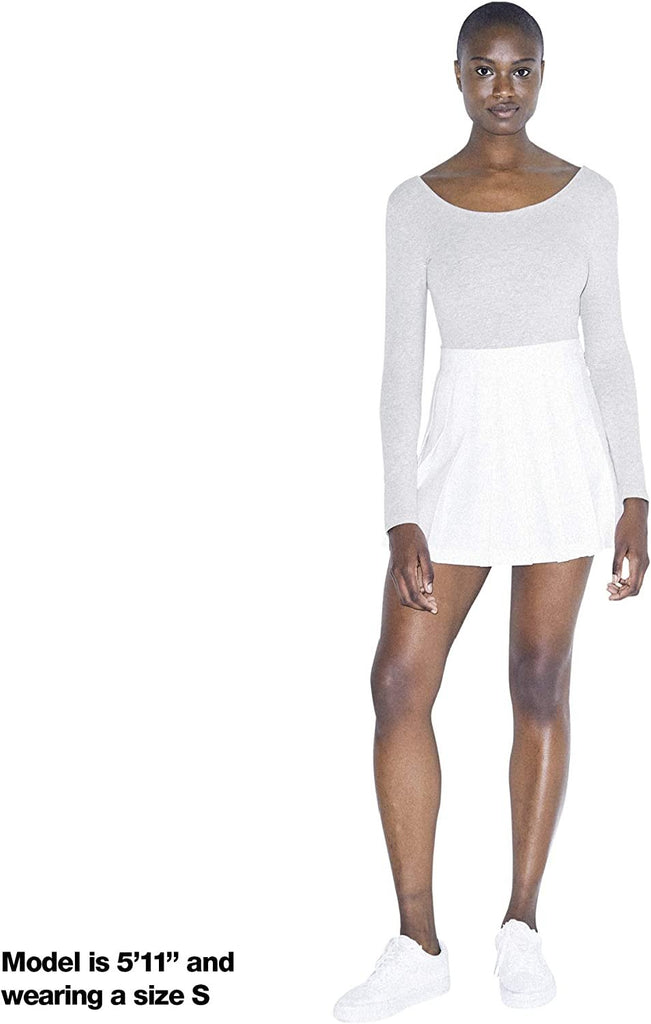 American Apparel Women's Gabardine Tennis Skirt