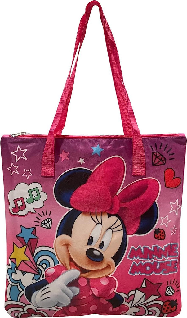 Ruz Minnie Mouse Large Polyester Tote (Pink)