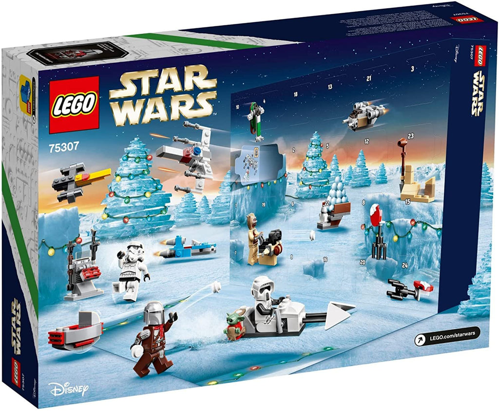 LEGO 75307 Star Wars Advent Calendar 2021，Collectible Toys from The Mandalorian(335 Pieces)