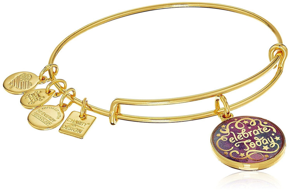 Alex and Ani Womens Charity by Design Celebrate Today - American Cancer Society Bracelet