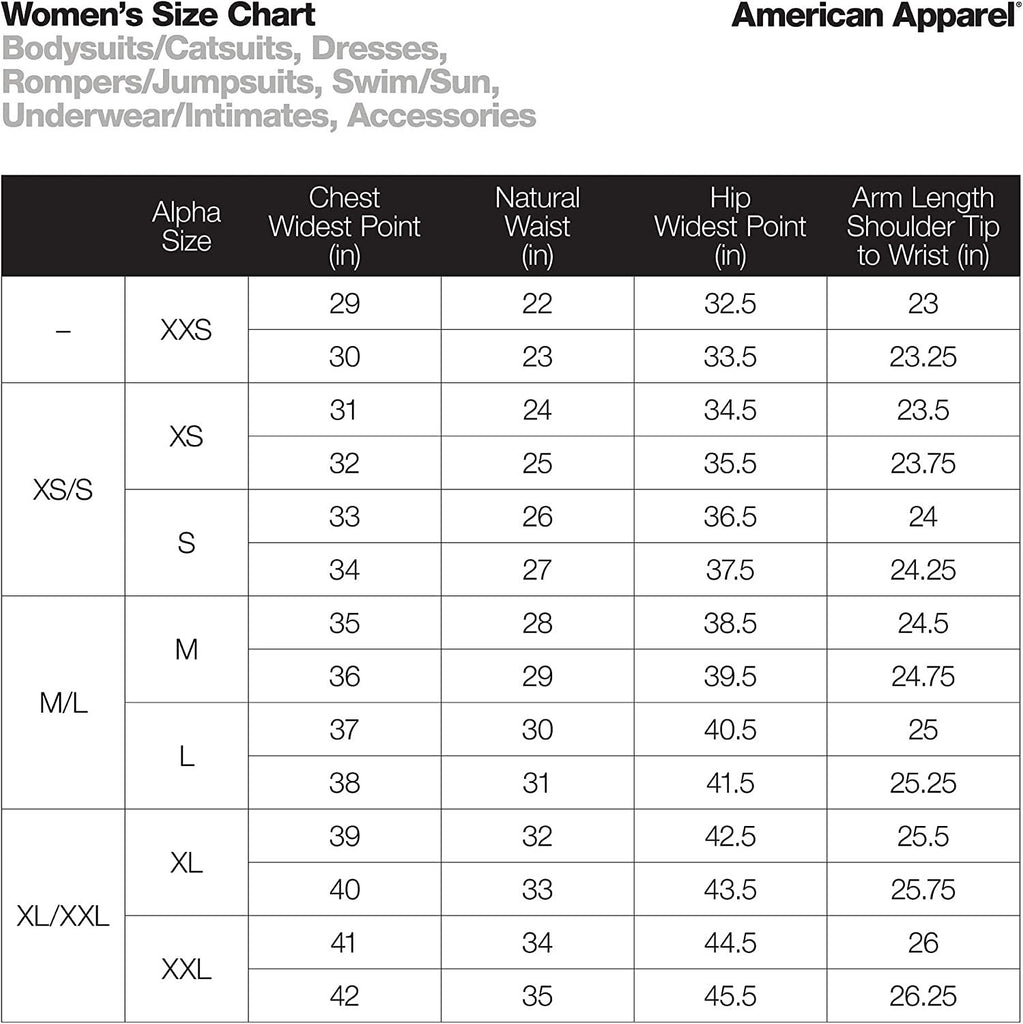 American Apparel Women's Long Sleeve Twill Coverall