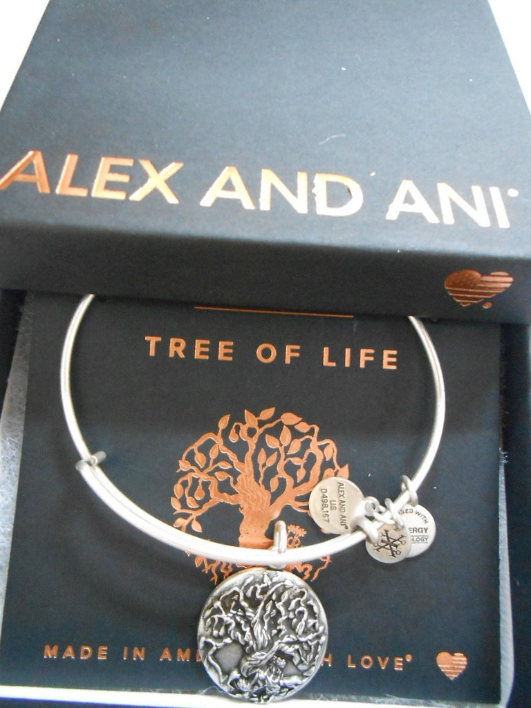 Alex and Ani Tree of Life III Expandable Rafaelian Bangle Bracelet